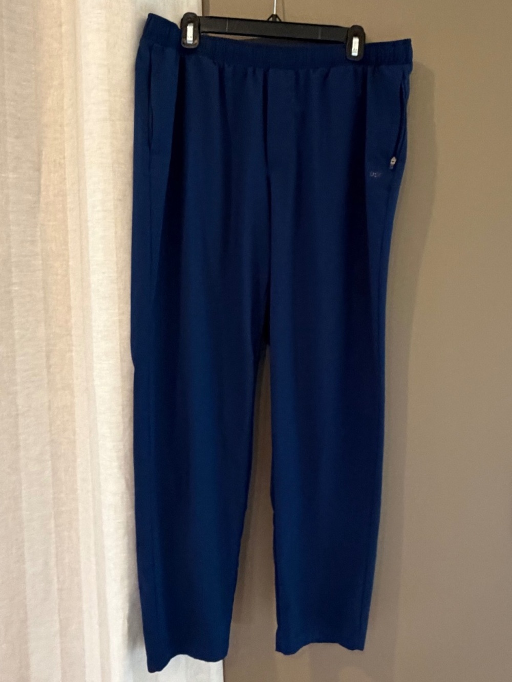 DSG Men's Navy Blue Lightweight Track Pants, Size XL